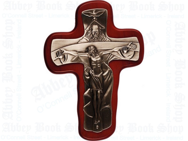 Wood Cross 5 3/4″ Metal Corpus