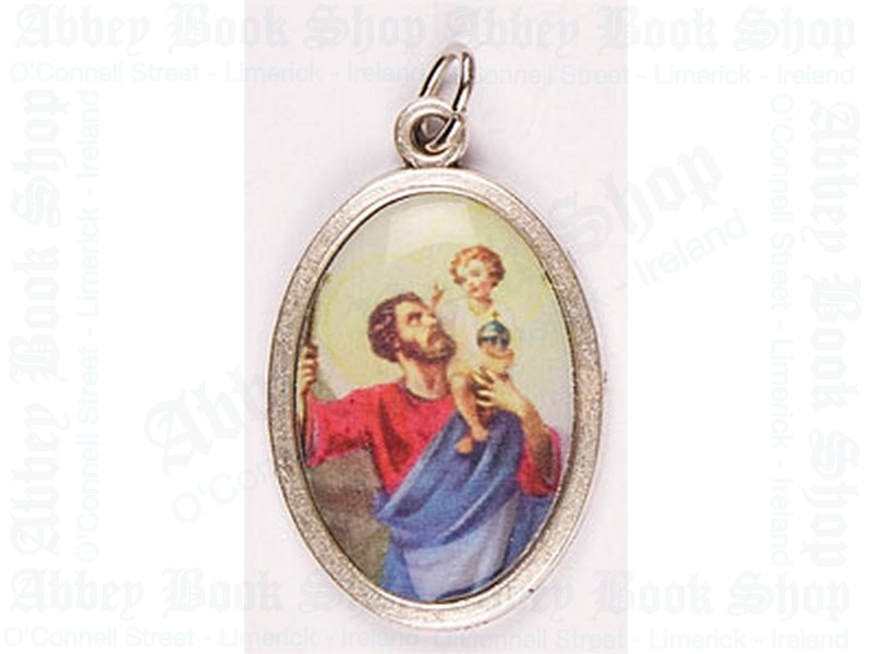Medal – Oxidised/Saint Christopher Picture