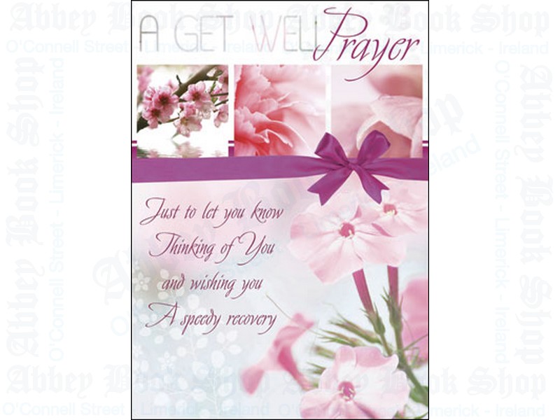 Get Well Prayer Card With Insert
