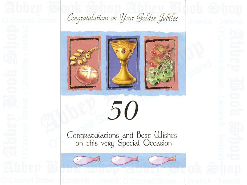 Congratulations Golden Jubilee Card