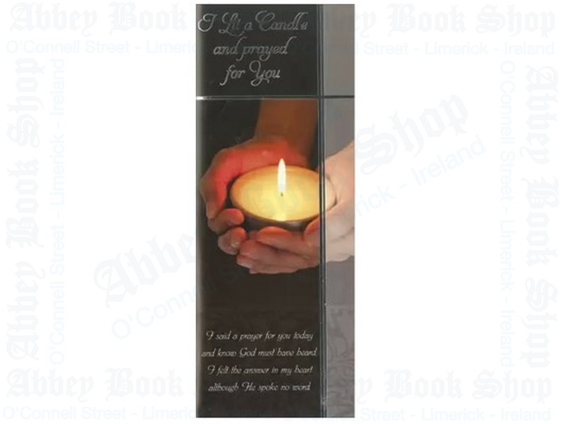 I Lit A Candle For You Card