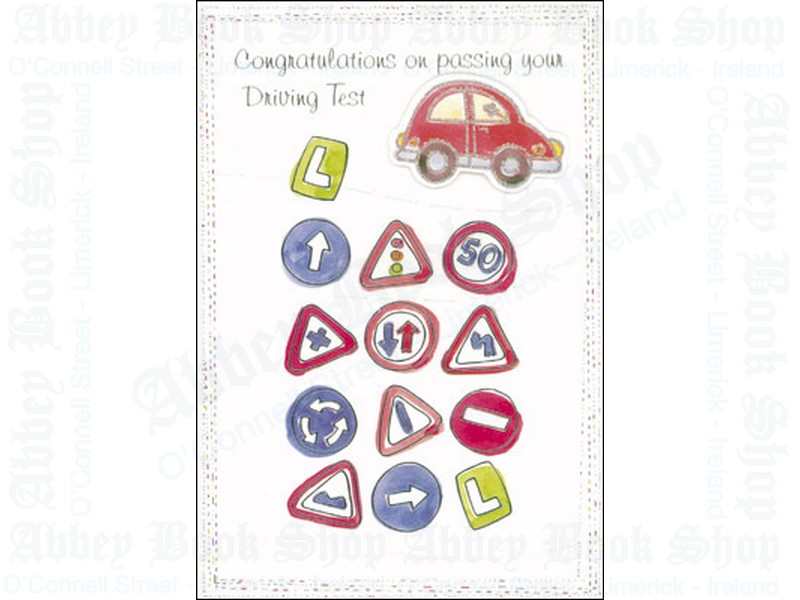 Driving Test Congratulations Card