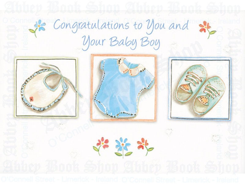 Congratulations/Baby Boy Card