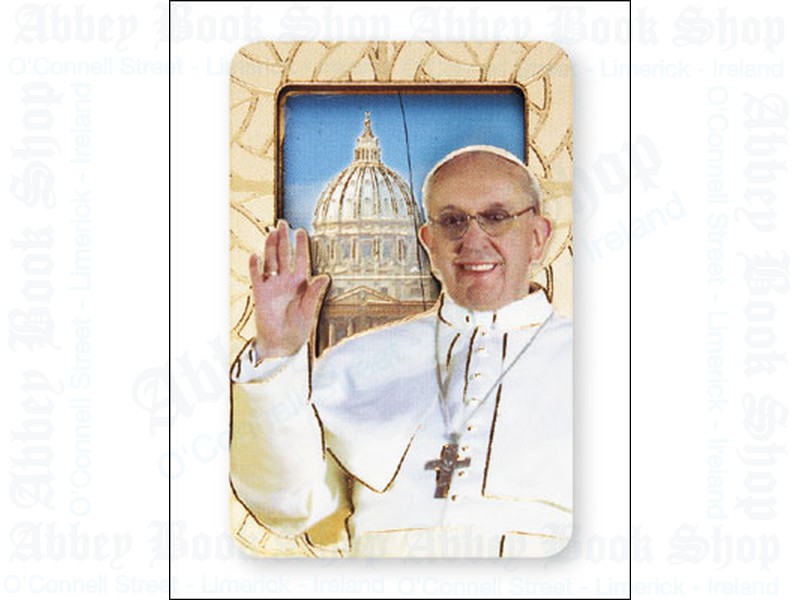 Wood Plaque/Magnet/Pope Francis