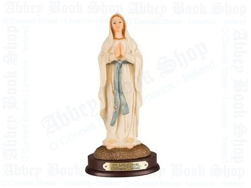 Our Lady of Lourdes Statue – Florentine 8″ Resin