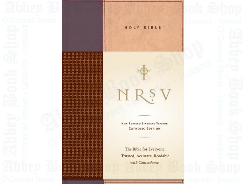 NRSV Standard Catholic Ed Bible Anglicized (Tan/Red)