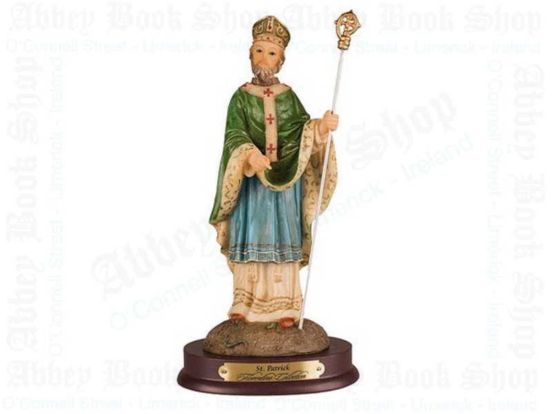 Saint Patrick Statue – Florentine 12″ Resin