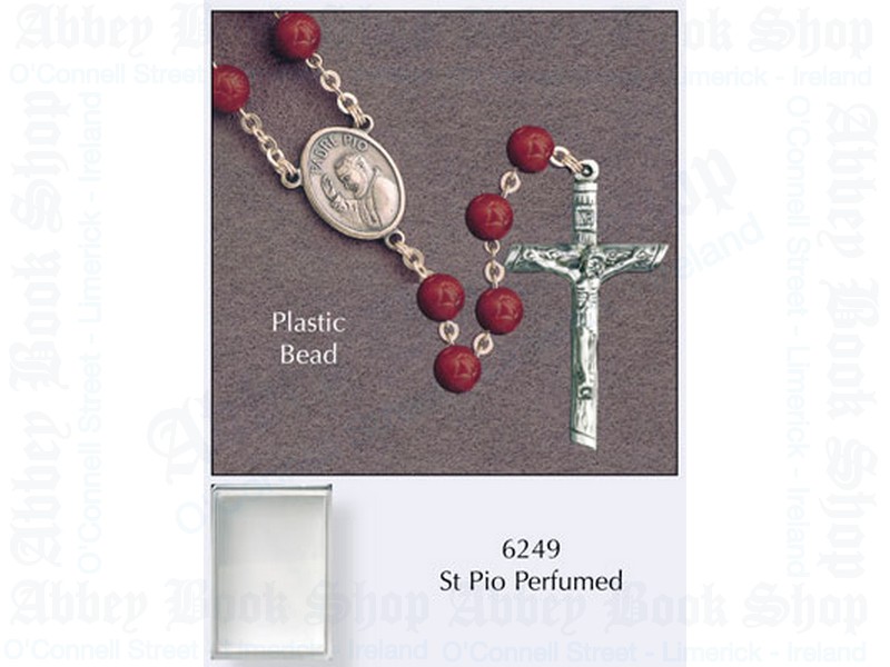 Saint Pio Rosary Beads – Perfumed