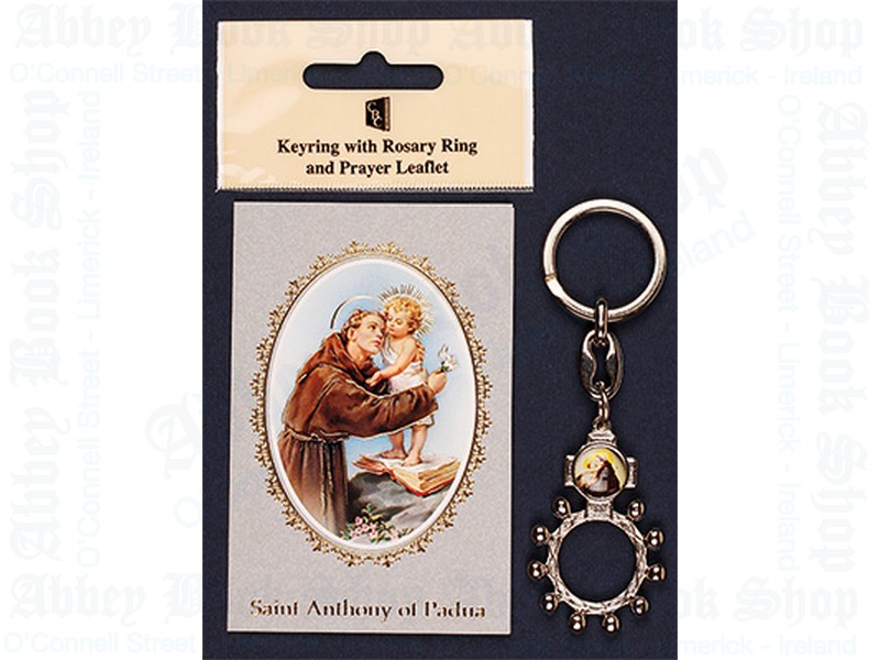 Saint Anthony Rosary Ring – Keyring