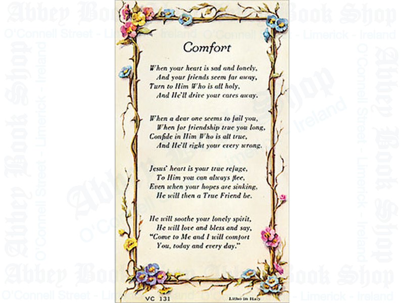 Verse Leaflet/Comfort