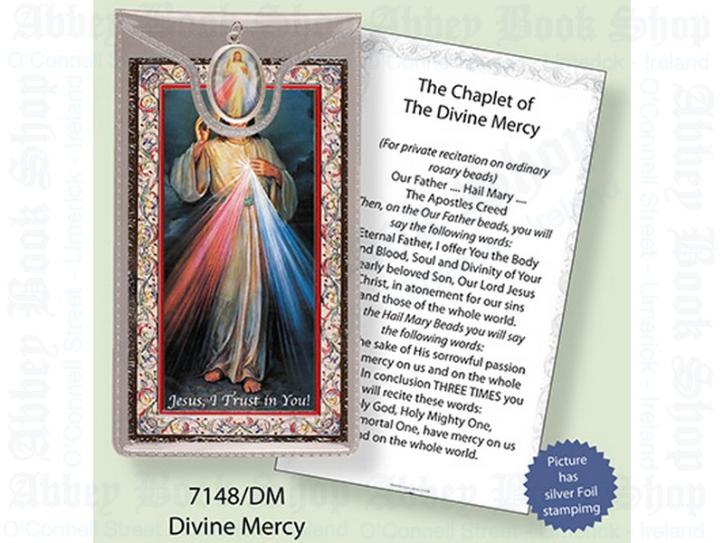 Picture Medal & Foil Leaflet/Divine Mercy