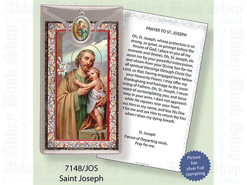 Picture Medal & Foil Leaflet/Saint Joseph