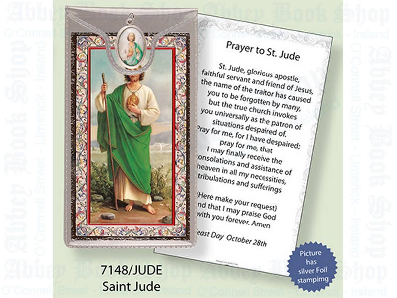 Picture Medal & Foil Leaflet/Saint Jude