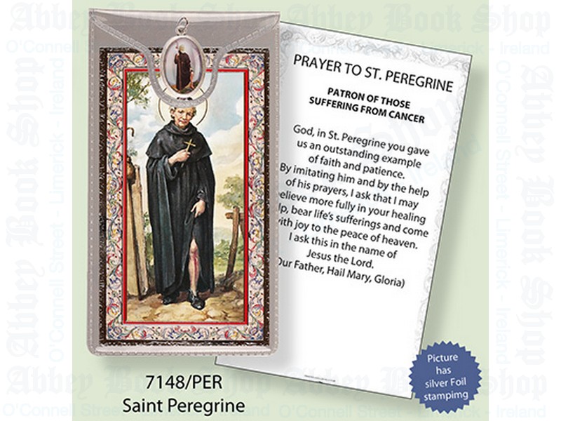 Picture Medal & Foil Leaflet/Saint Peregrine