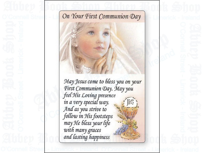 Communion Prayer Leaflet – Girl