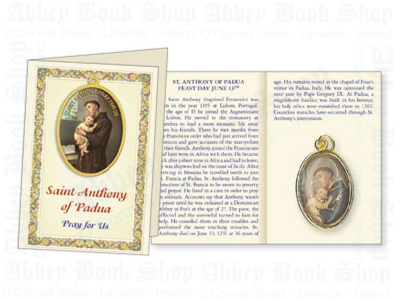 Picture Medal/Leaflet Saint Anthony