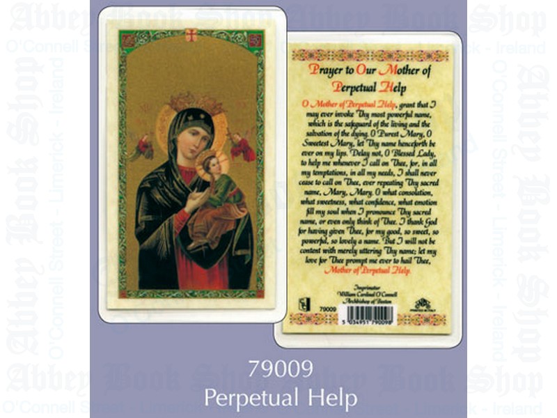 Laminated Prayer Leaflet/Perpetual