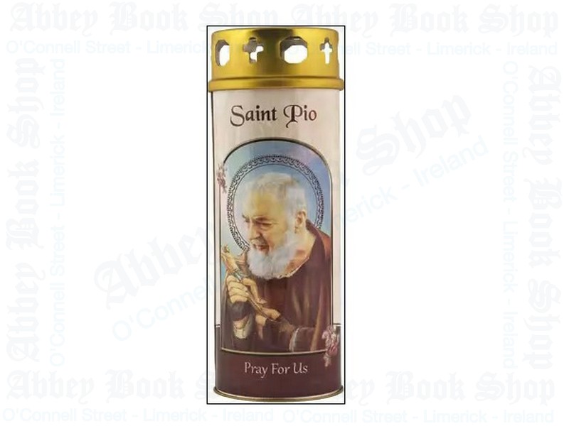 Saint Pio Candle – Windproof Cap