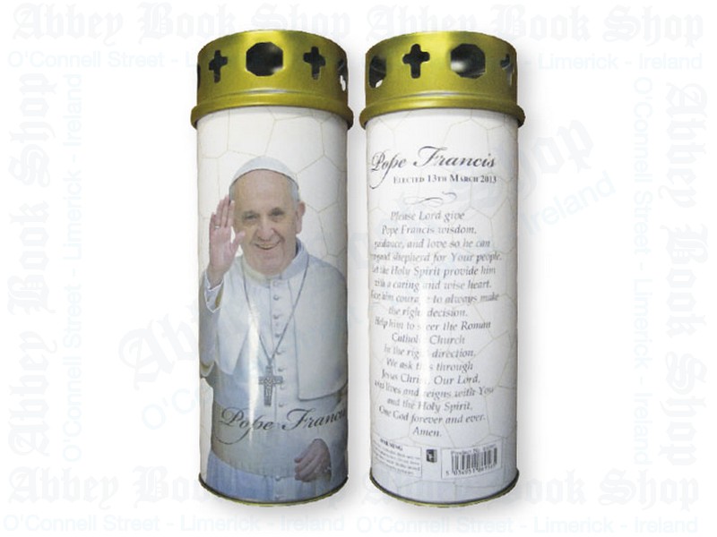 Pope Francis Candle – Windproof Cap