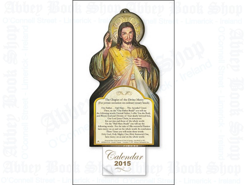Calendar 2015 – Wood Plaque – Divine Mercy