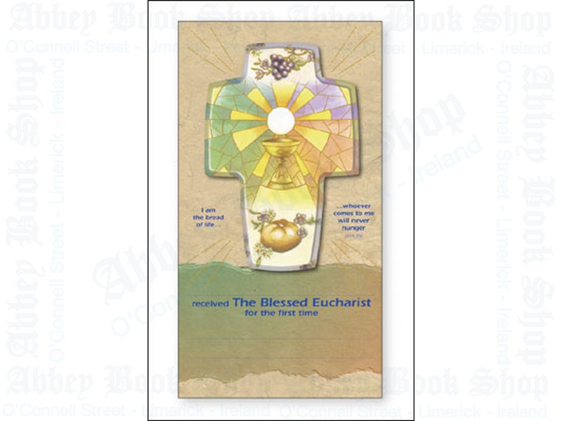 Communion Cross on Card/Certificate