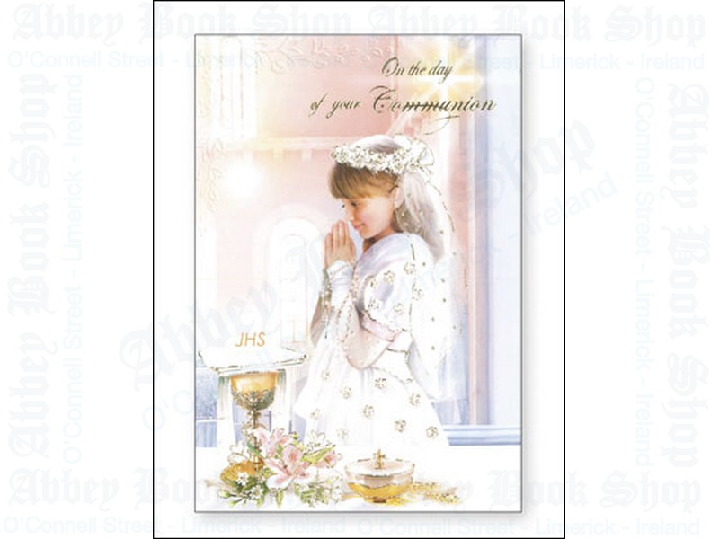 Communion Card/Girl