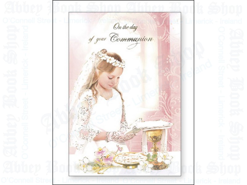 Communion Card/Girl
