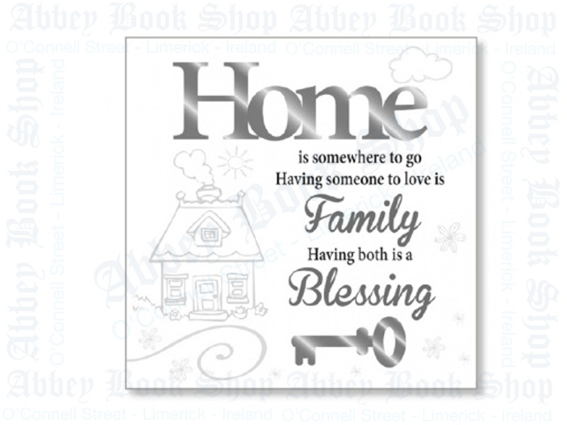 Block Art Wood Plaque – Home Blessing