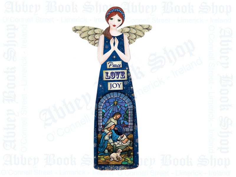 Nativity Angel – Peace 9.5″ (Porcelain)
