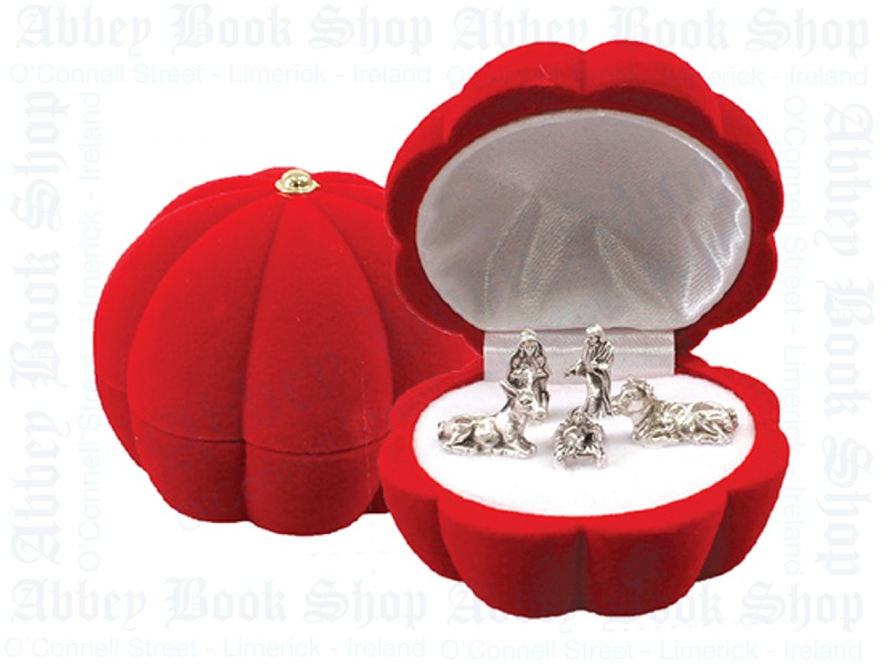 Miniature Nativity Shell Display Box (5 Figures)
