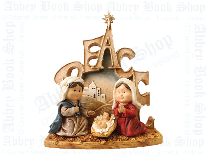 Children’s Nativity – Peace 12.5″ (Resin)