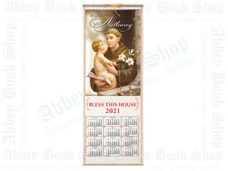 Calendar 2021 (Saint Anthony) Abbey Bookshop