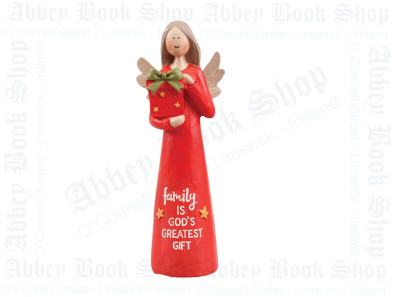 Message Angel – Family Greatest Gift (5″ Resin)