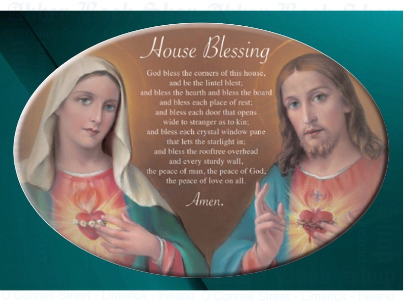 House Blessing – Ceramic Oval Plaque