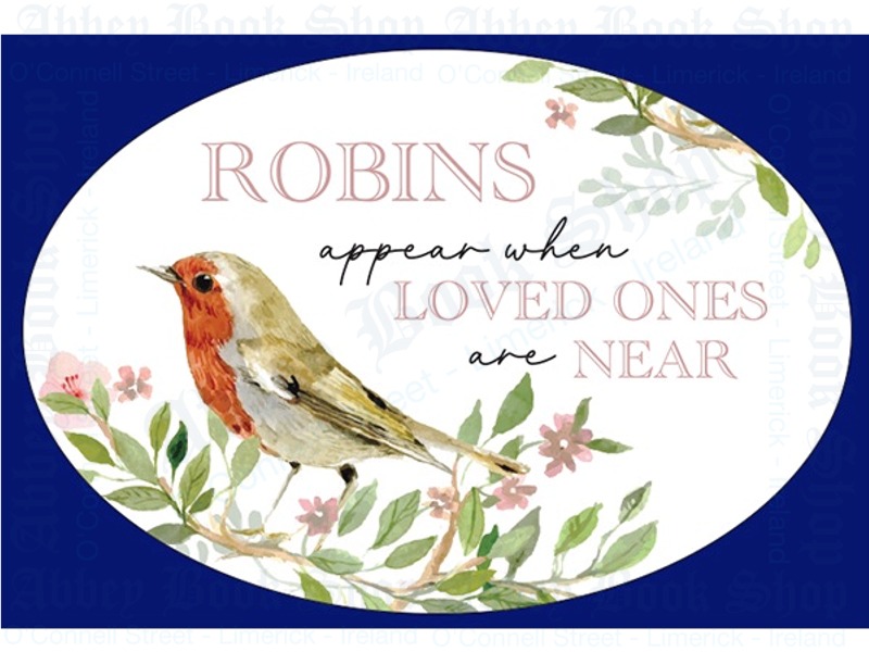 Robins Near You – Ceramic Oval Plaque